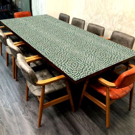 Wood and Resin Table Top for Dining Table